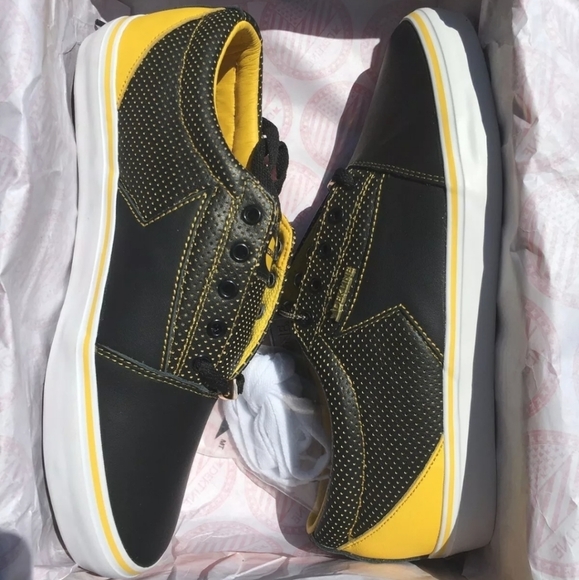 NIB Dekline Belmont Wu-Tang Yellow Killer Bee Shoe - Picture 6 of 11